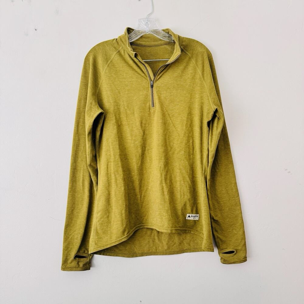 Burton Expedition 1/4-zip top Green Women’s Size M